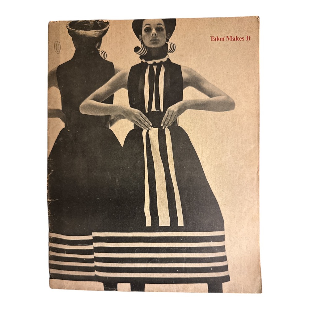 Talon Zipper 1968 Talon Makes It Sewing Paperback How to Booklet 32 pages